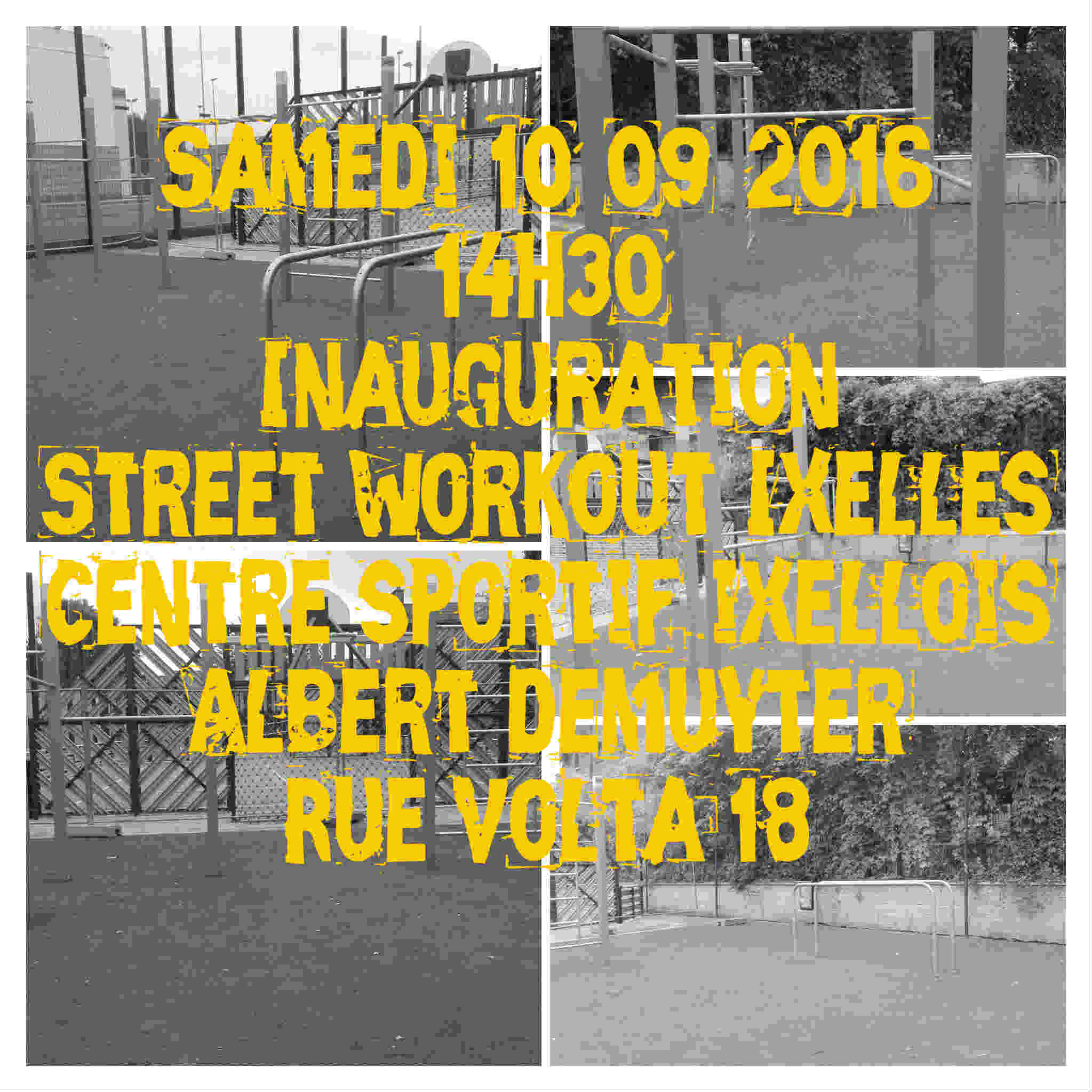 Street workout Ixelles 2016